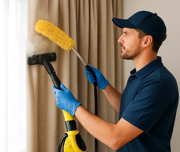 Trusted drapes cleaning technician Matty Curtain Cleaning st-helena-vic QLD