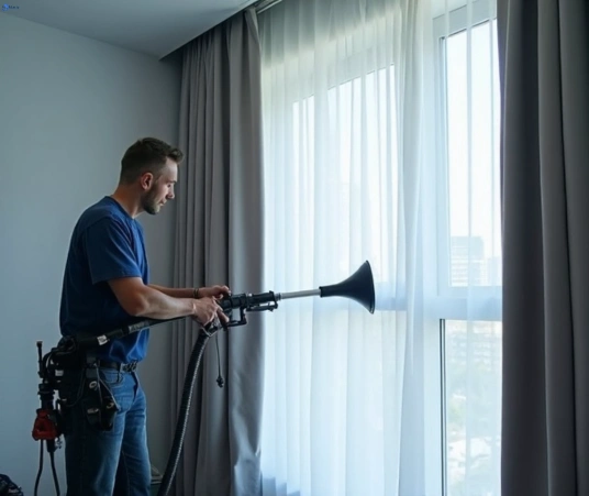 Professional drapes cleaning process tools Matty Curtain Cleaning st-helena-vic